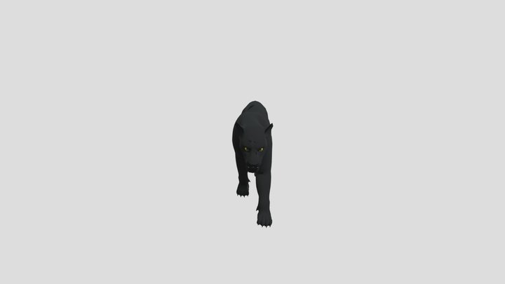 WalkCycle_Panther 3D Model