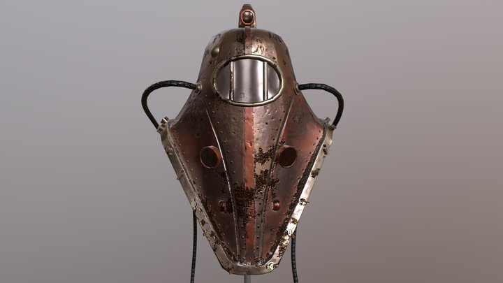 Big Daddy Helmet 3D Model