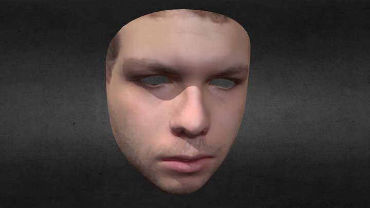 rida sidi ben ali face 3d model