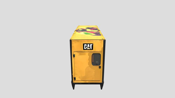 CAT generator unit 3D Model