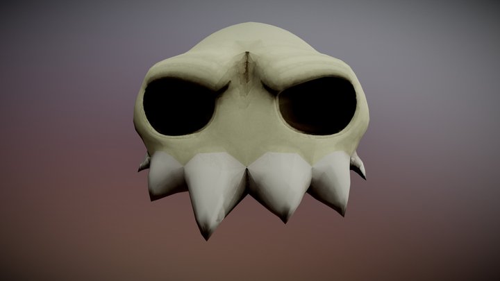 Stylized skull 3D Model