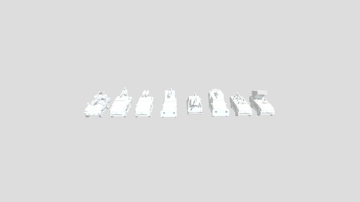 3D Printable - Insurgency Technicals 3D Model