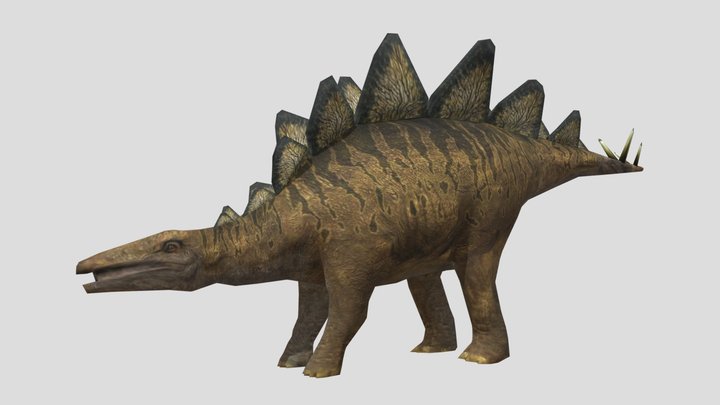 Dinosaur World Stegosaurus – Modelo 3D gratuito STL