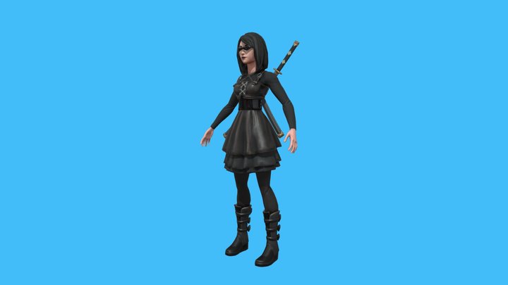 Femme fatale 3D Model