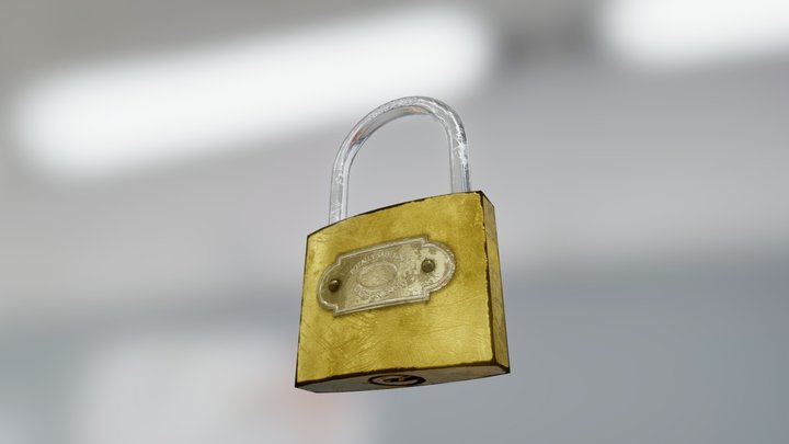 Padlock 3D Model