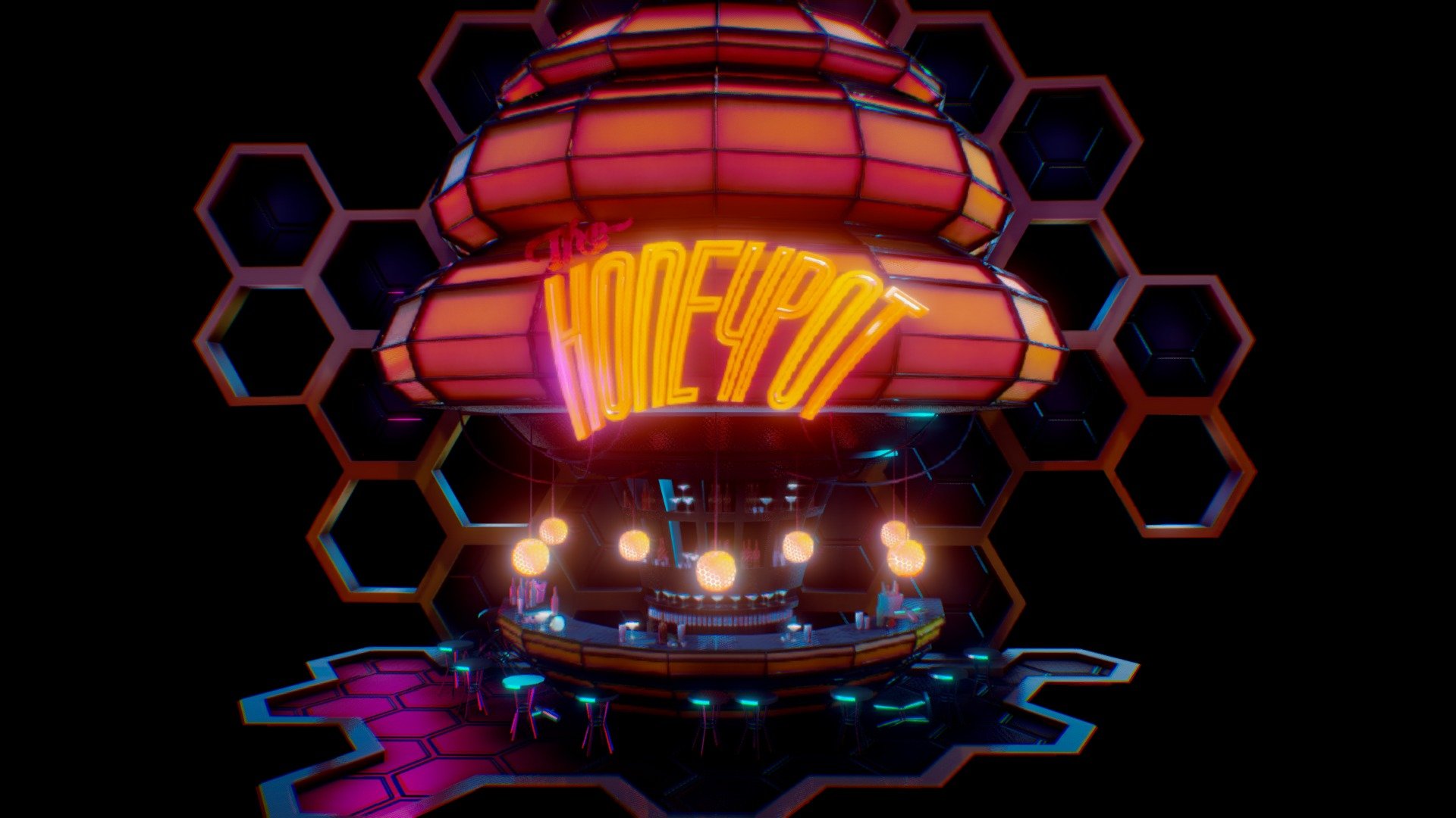 The Honeypot Bar 3D model by Adam Peat (artofadampatrick) [0523712