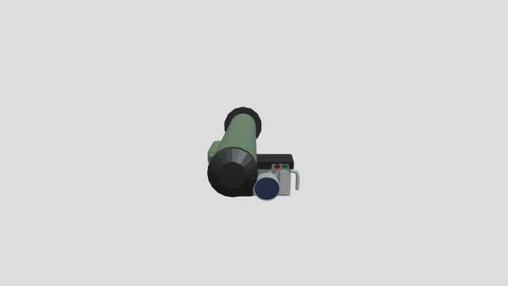 one part Missile Launcher 3D Model