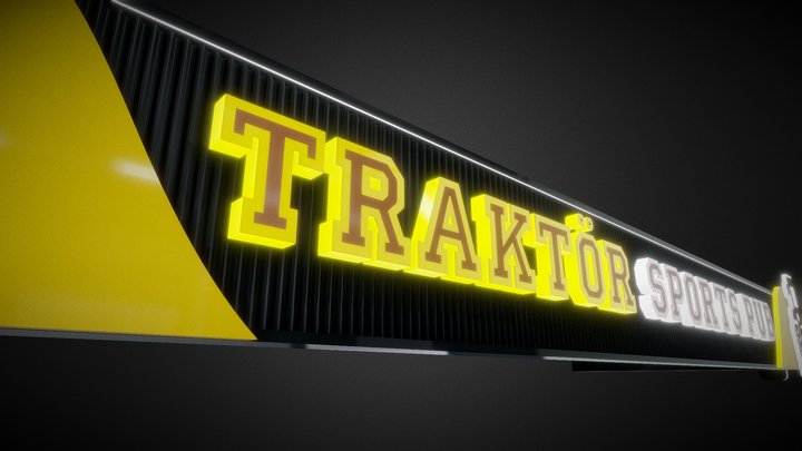 Çorlu ZİRVE REKLAM "Traktor VR 3" 3D Model