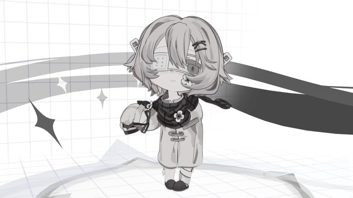 相葉卉 Aiba Ki（2024） 3D Model