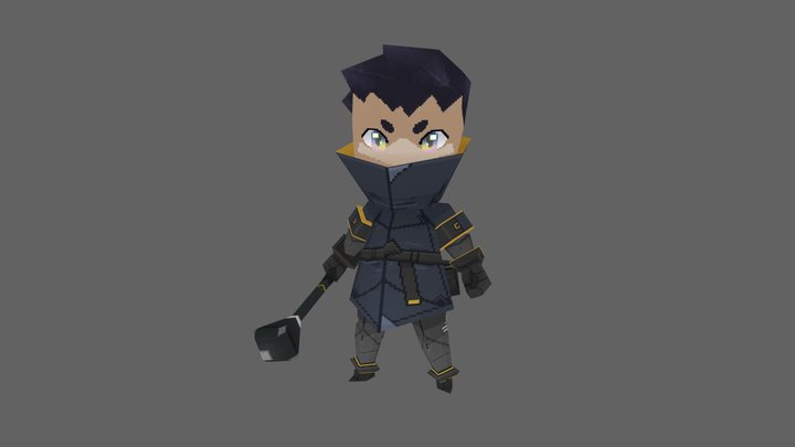 Pine Eranaeus : Lowpoly version 3D Model