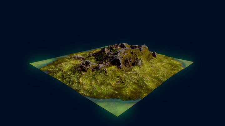 Terrain 3D Model