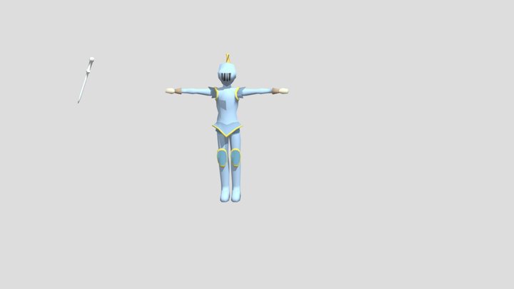 Runescape Knight 3D Model