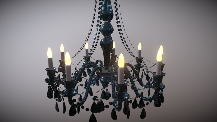 Lustre baroque 3D Model