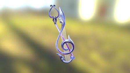 New Harp 3D Model