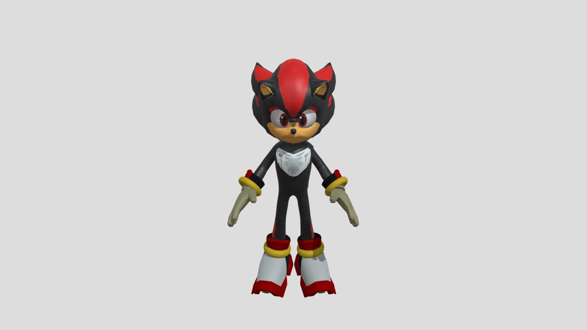 Shadow (Movie Design) - 3D model by Sonic the Hedgehog Fan # 9,945,677  (@sonicmaniafan994878) [0529774]