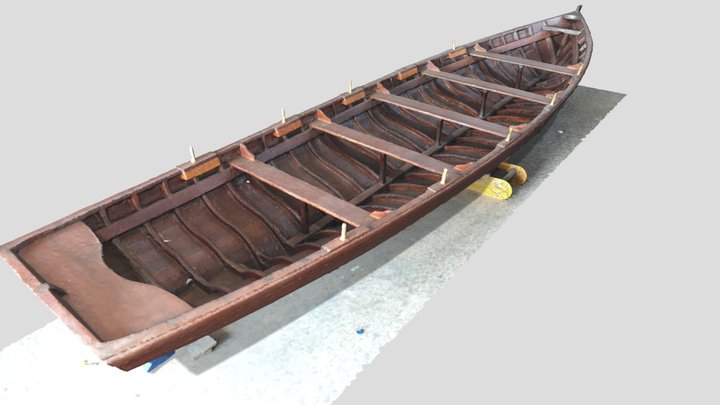 Lancha VerteXcolor_001 -test001- 3D Model