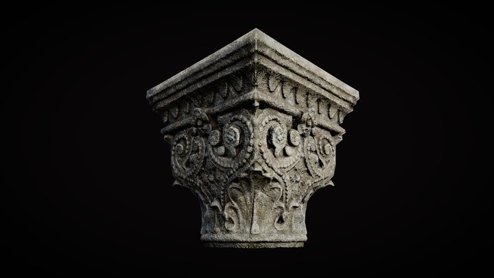[REMAKE] - Corinthian Capital – Free 3D Model STL