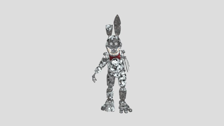 R Withered Bonnie V2 Eevee 3D Model