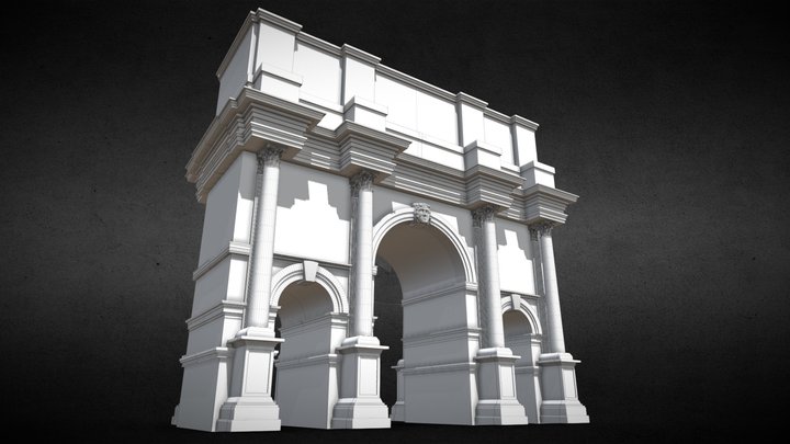 Arc de Triomphe, Costantine's Forum, Byzantium 3D Model