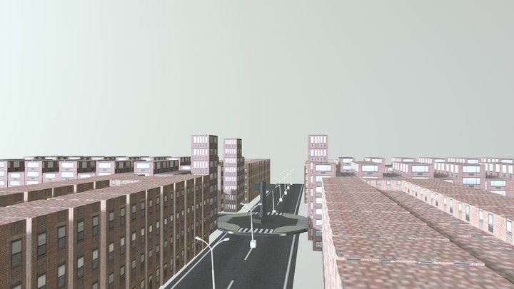 building view of city 3D Model