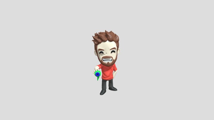 jacksepticeye Meme Time Youtooz 3D Model