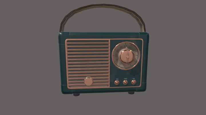 radio test textures 3D Model