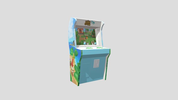 Animal crossing New Horizons arcade cabinet 3D Model