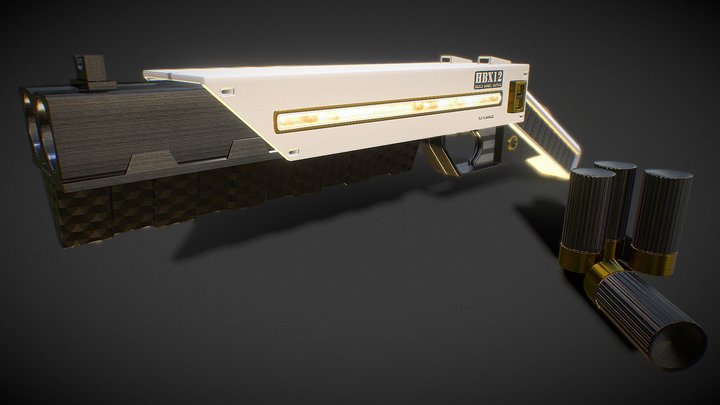 HBX12 - Shotgun 3D Model