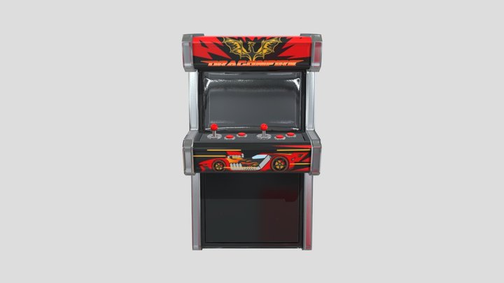 Game Assets: Arcade Machine 2 3D Model