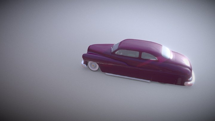 mercury coupe 1950 ledslead 3D Model