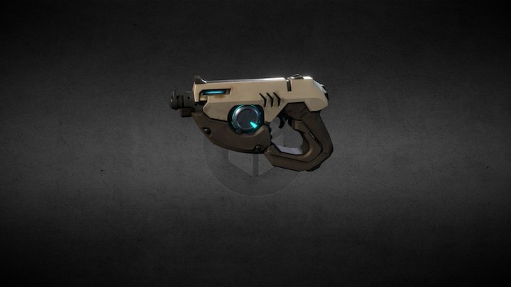 Tracer weapon Overwatch 3D Model