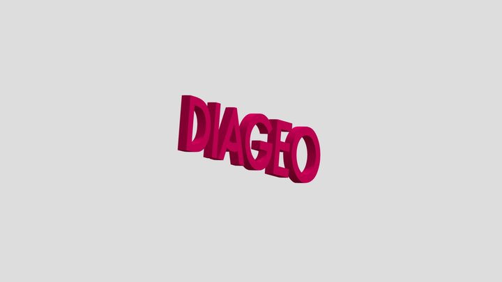 Diageo logo 3D Model