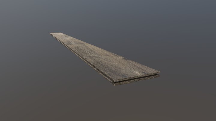 Revestimento em Madeira Estruturado Importado 3D Model
