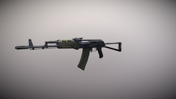 S.T.A.L.K.E.R. AK-74 3D Model