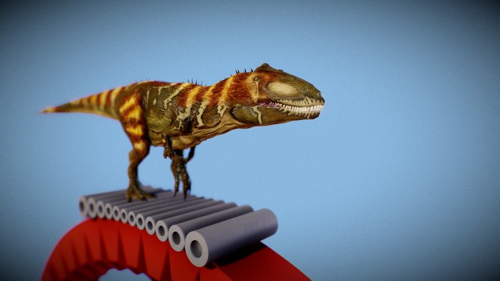 Hypothetosaurus: A Happy Healthy Dinosaur 3D Model