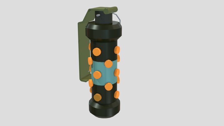 Flashbang grenade 3D Model