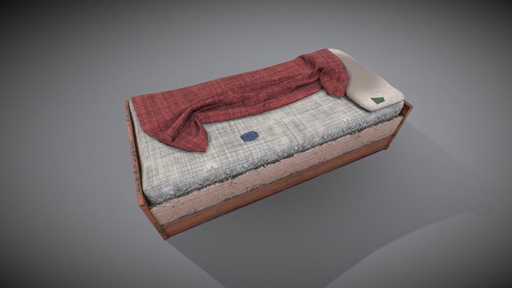 bed 3D Model