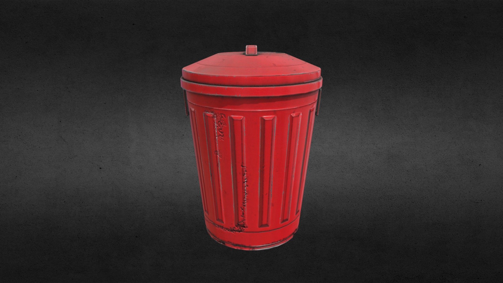 Trashcan — Sketchfab embed 3D viewer