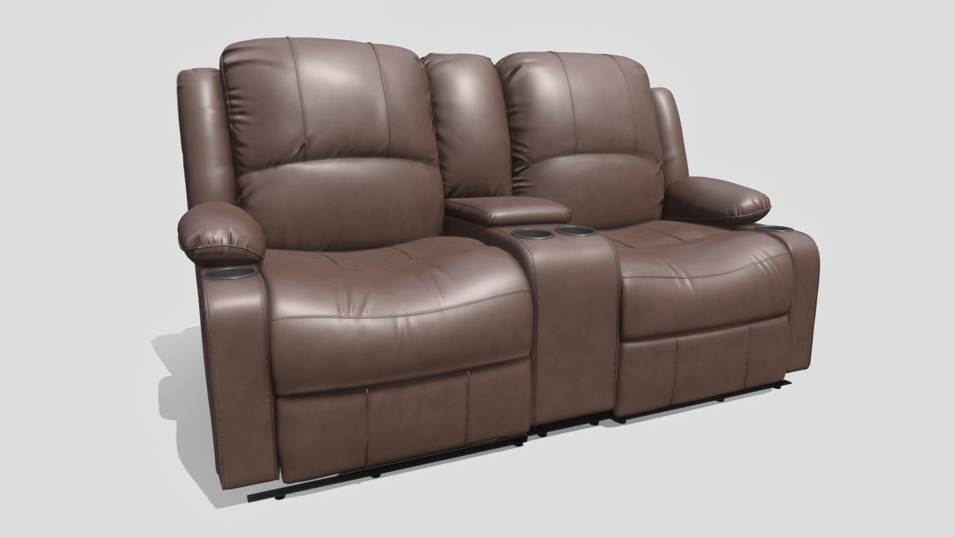 Double Recliner Sofa Download Free 3D model by kane_sk06 (kanesk06