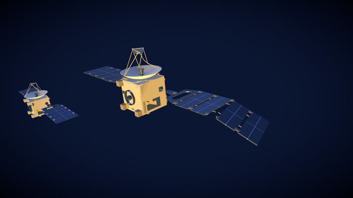 Satellites 3D Model