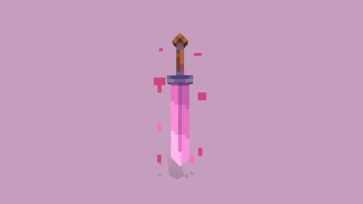 valentine's day sword | item 3D Model