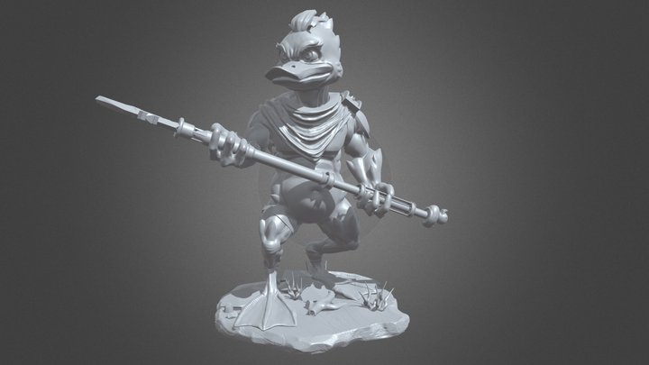 Spear Duck 3D Model