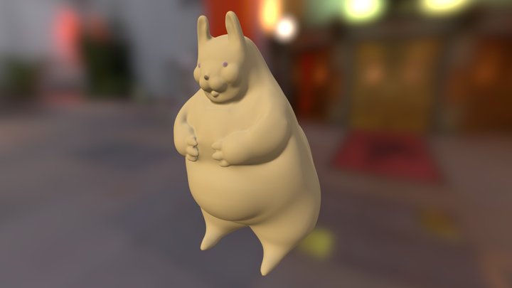 Cartoon Animal 3D Model