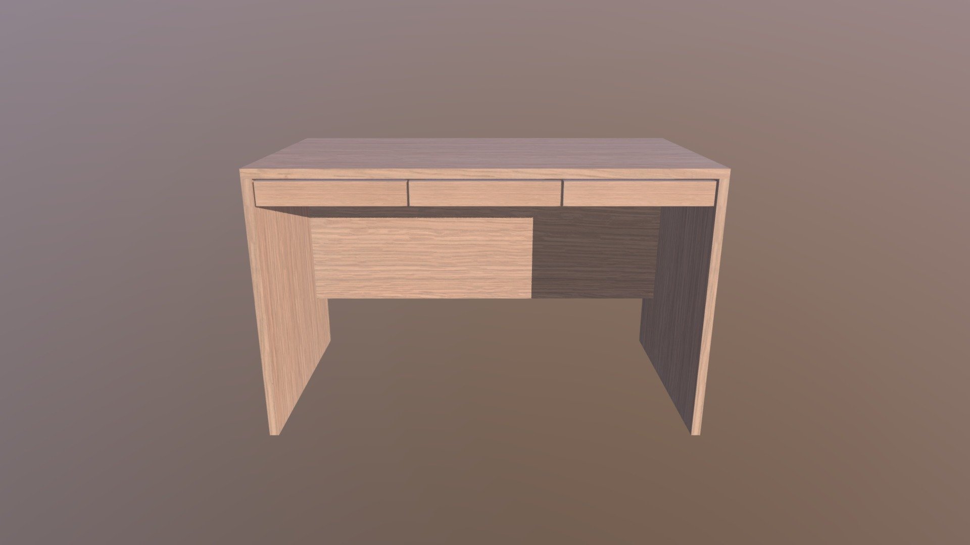 Computer Desk Download Free 3D model by felixawani