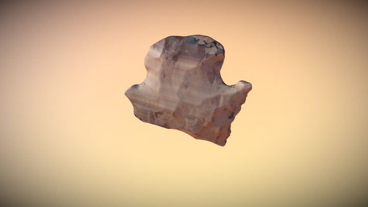 Projectile Point Fragment 3D Model