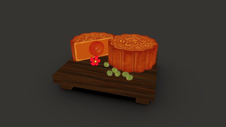 Mooncake2 Dinh Rosesally 3D Model