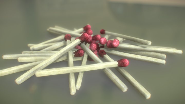Matchsticks 3D models - Sketchfab