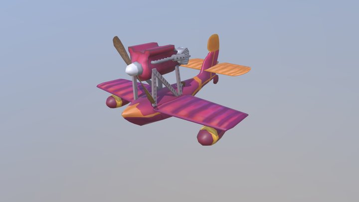 flying circus plane assigment 3D Model