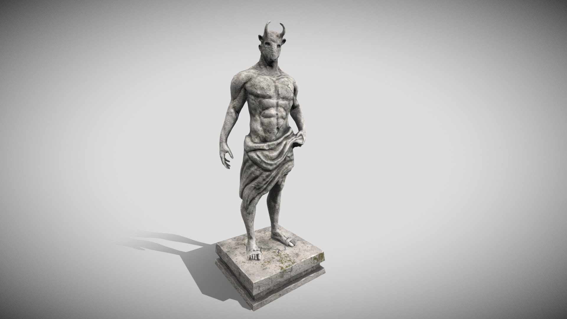 Generic Male Statue 3D model by harvey25 [053966d] Sketchfab