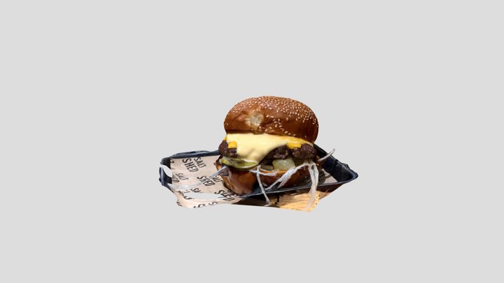 Salt Shed Burger 3D Model